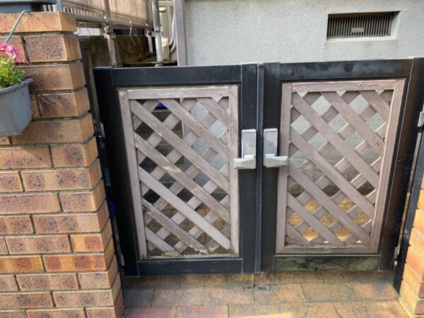 O様邸 門扉・フェンス交換工事-施工事例・神戸の方にもおすすめ