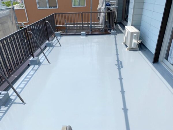 Y様邸 屋根・付帯部塗装・屋上バルコニー防水工事-施工事例・神戸の方にもおすすめ