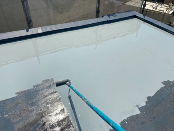 Y様邸 屋根・付帯部塗装・屋上バルコニー防水工事-施工事例・神戸の方にもおすすめ