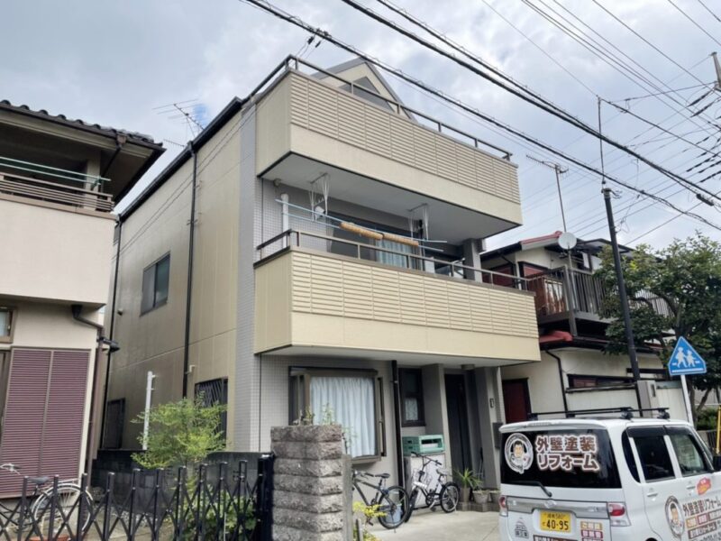 K様邸 外壁・屋根・付帯部塗装・バルコニー防水工事-施工事例・神戸の方にもおすすめ