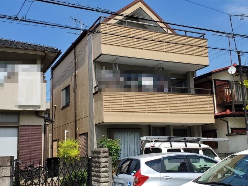 K様邸 外壁・屋根・付帯部塗装・バルコニー防水工事-施工事例・神戸の方にもおすすめ