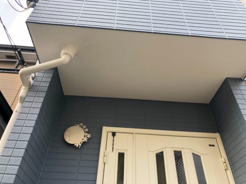 S様邸 外壁・付帯部塗装・屋根カバー工法・バルコニー防水工事-施工事例・神戸の方にもおすすめ