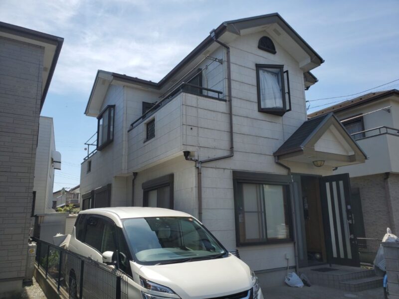 H様邸 外壁・屋根・付帯部塗装工事-施工事例・神戸の方にもおすすめ