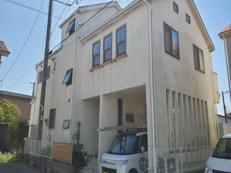 施工前 低汚染遮熱塗料で長期間美観を維持します!神戸の方におすすめです!