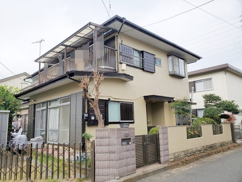 T様邸 外壁・付帯部塗装・屋根カバー工法-施工事例・施工前