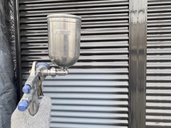 O様邸 外壁・屋根・付帯部塗装・バルコニー防水工事-施工中写真