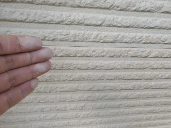 外壁チョーキングが発生しています B様邸 外壁・屋根・付帯部・バルコニー防水工事-施工事例・神戸の方にもおすすめ