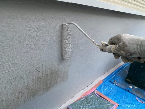 施工中写真 B様邸 外壁・屋根・付帯部・バルコニー防水工事-施工事例・神戸の方にもおすすめ