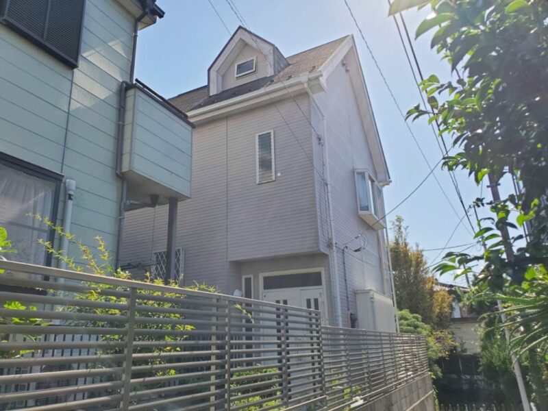 O様邸 外壁・付帯部塗装・バルコニー防水・屋根カバー工法-施工事例・神戸の方にもおすすめ