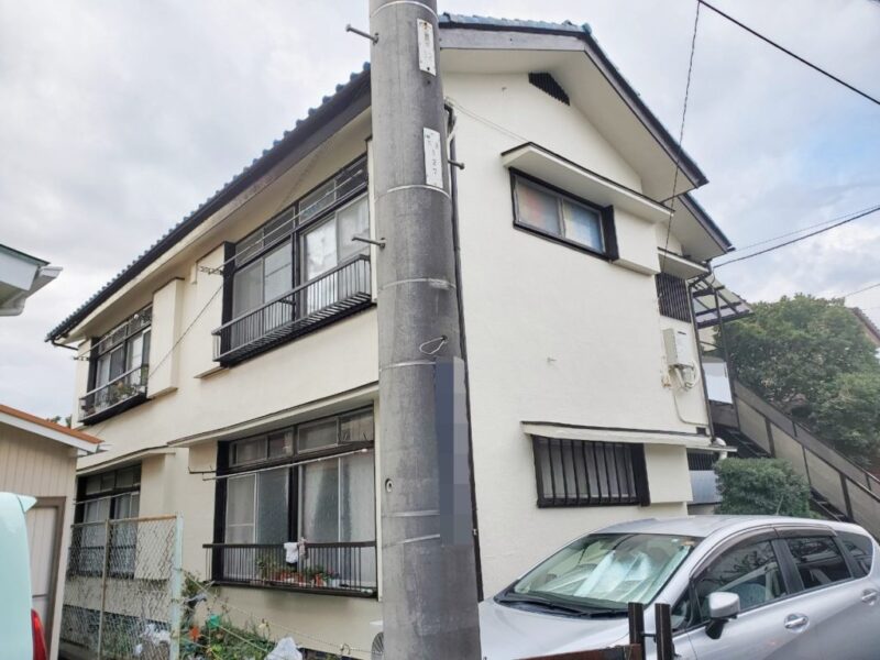 S様所有アパート 外壁・付帯部塗装工事-施工事例・神戸の方にもおすすめ