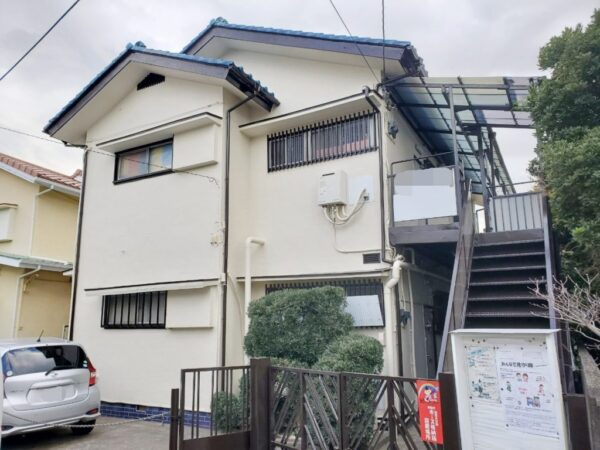 S様所有アパート 外壁・付帯部塗装工事-施工事例・神戸の方にもおすすめ