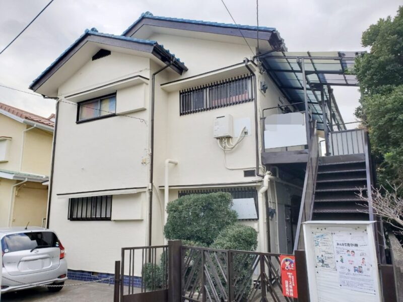 S様所有アパート 外壁・付帯部塗装工事-施工事例・神戸の方にもおすすめ