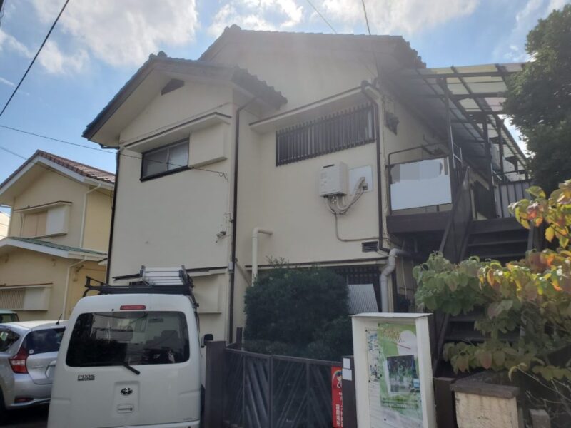 S様所有アパート 外壁・付帯部塗装工事-施工事例・神戸の方にもおすすめ