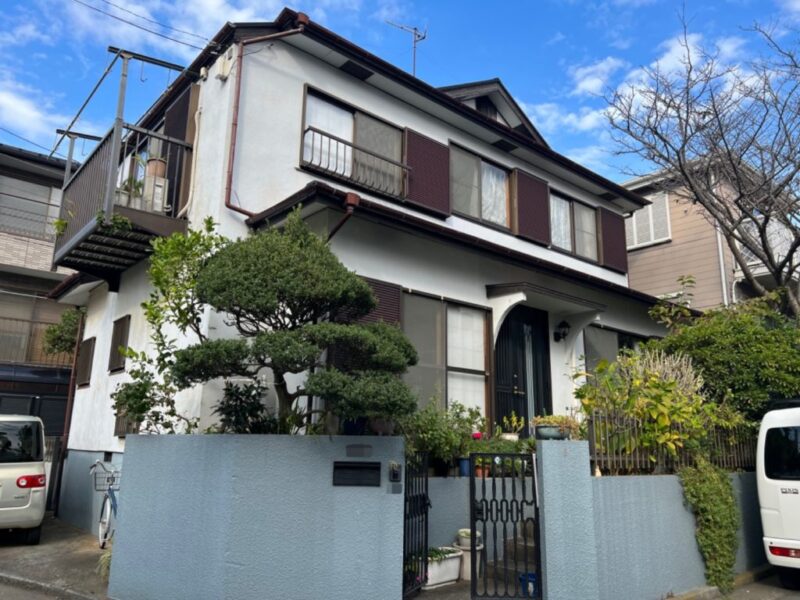 施工前 T様邸 外壁・屋根・付帯部塗装工事-施工事例・神戸の方にもおすすめ