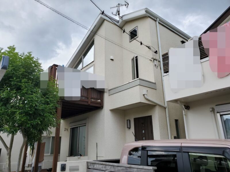 施工前 O様邸 外壁・屋根・付帯部・ウッドデッキ塗装工事