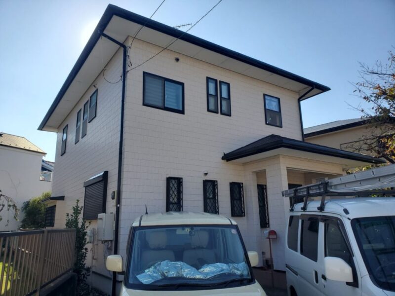 U様邸 外壁・屋根・付帯部塗装・バルコニー防水工事-施工事例・神戸の方にもおすすめ