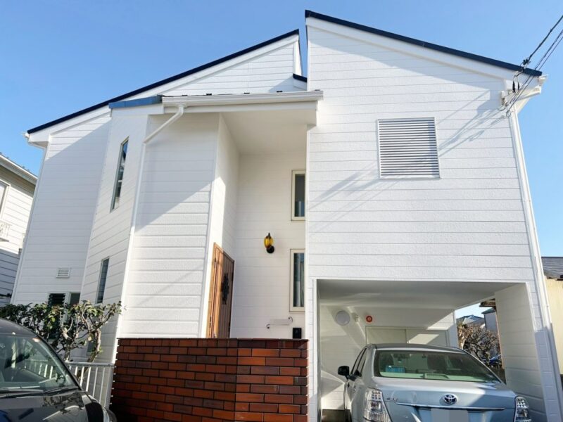 外壁塗装 リフォーム K様邸 外壁・付帯部塗装・バルコニー防水工事-施工事例・神戸の方にもおすすめ
