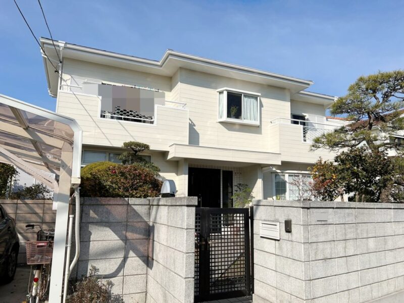 jirei-142-M様邸 外壁・付帯部塗装・バルコニー防水・屋根カバー工事-施工事例・神戸の方にもおすすめ
