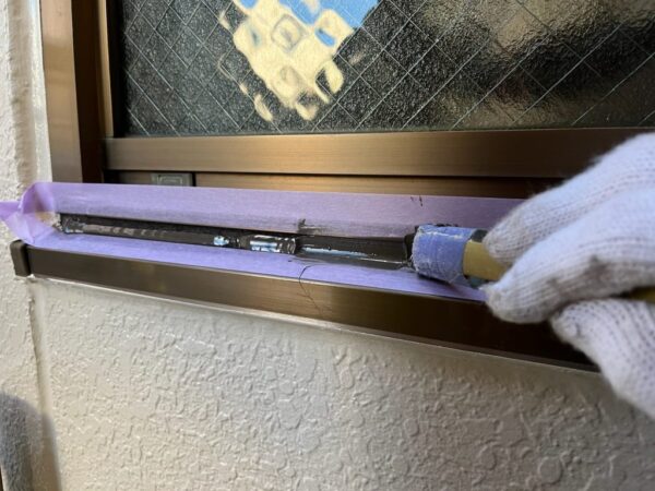 N様邸 外壁・付帯部塗装・屋上防水工事-施工中写真