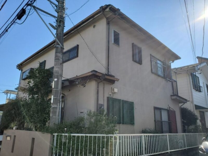 jirei-148-2 S様邸 外壁・屋根・付帯部塗装工事-施工前