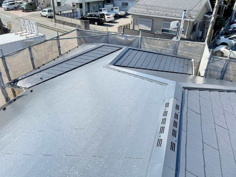 S様邸 屋根塗装・外壁シーリング打ち替え工事-施工事例 神戸の方にもおすすめ