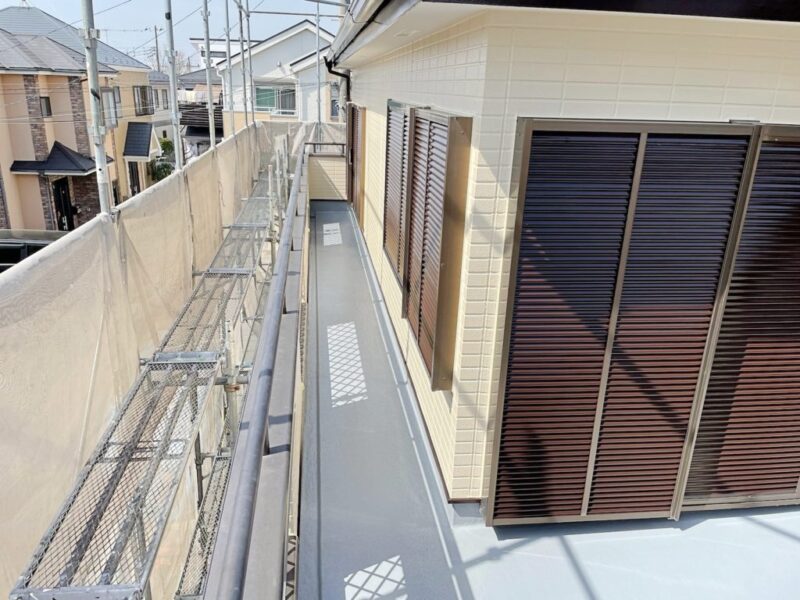 M様邸 外壁・屋根・付帯部塗装・バルコニー防水工事-施工事例 神戸の方にもおすすめ