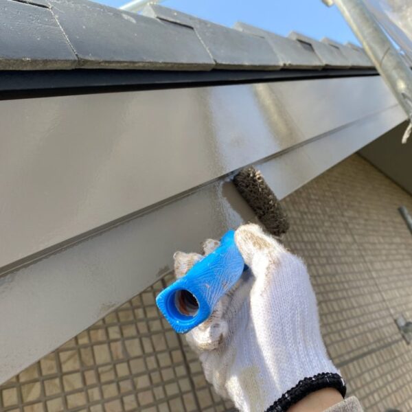 Y様邸 外壁・付帯部塗装工事-施工中写真